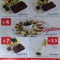 Oses Cigkofte Menu Oses Cigkofte Yakuplu Istanbul Icin Menu