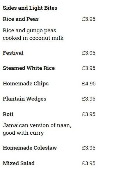 Negril menu