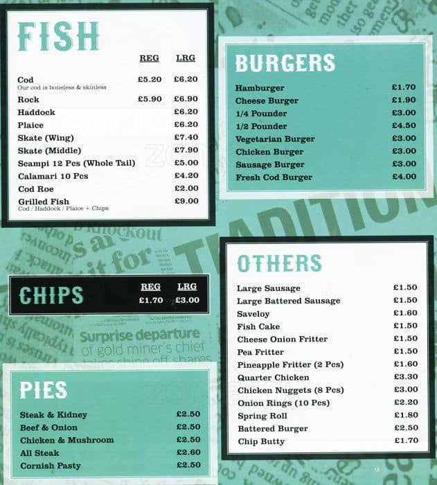 Elite Fish Bar Menu, Menu for Elite Fish Bar, Welling, London Zomato UK