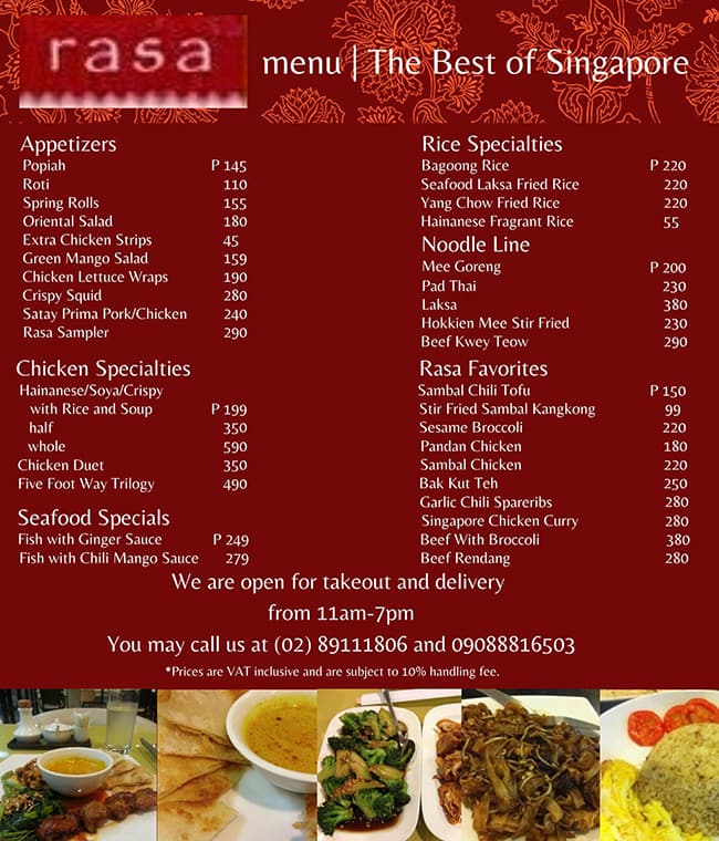 Menu At Sachi Restaurant Quezon City 77 General Aguinaldo Ave