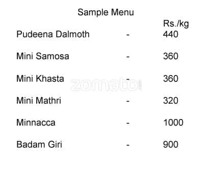 Chhappan Bhog menu