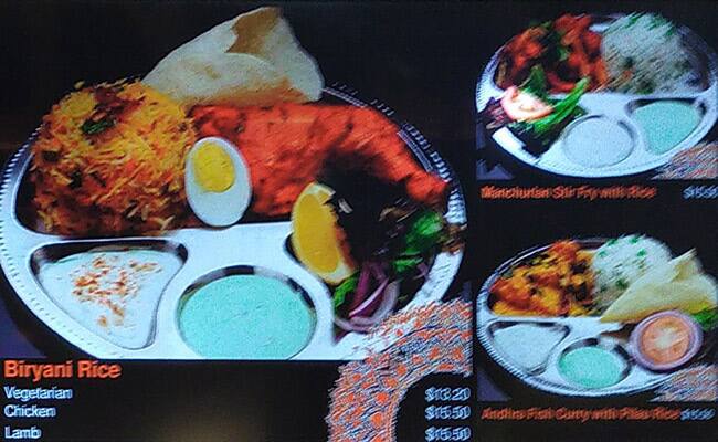 Little India melbourne menu