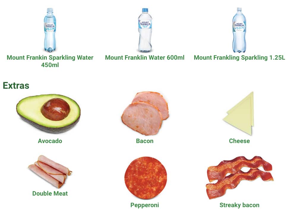 Carta de Subway