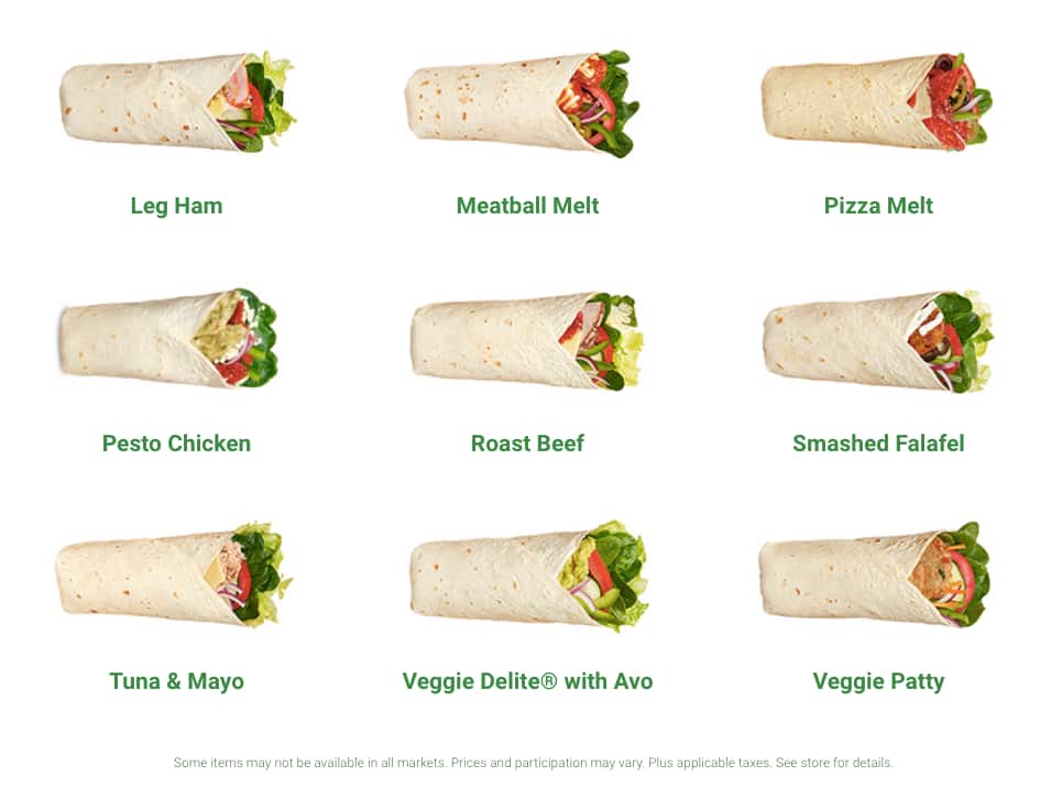 Carta de Subway