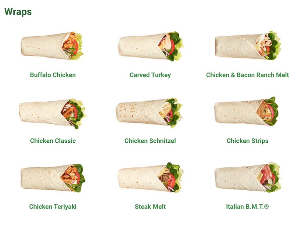 Carta de Subway