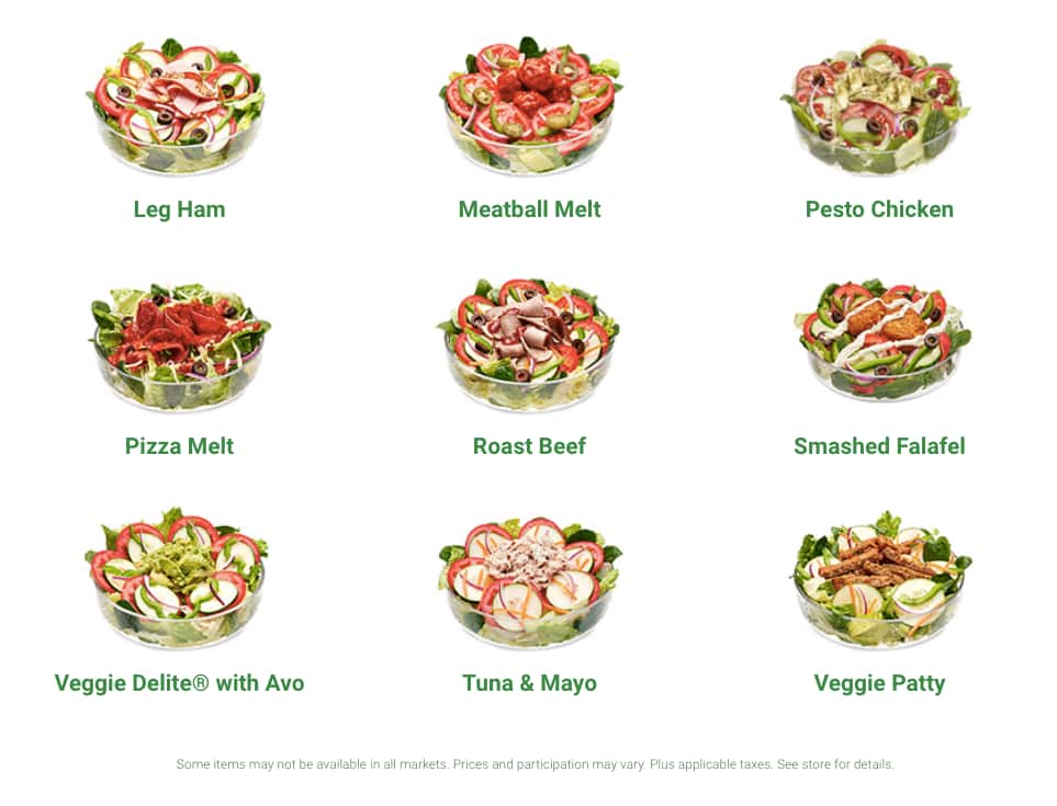 Carta de Subway
