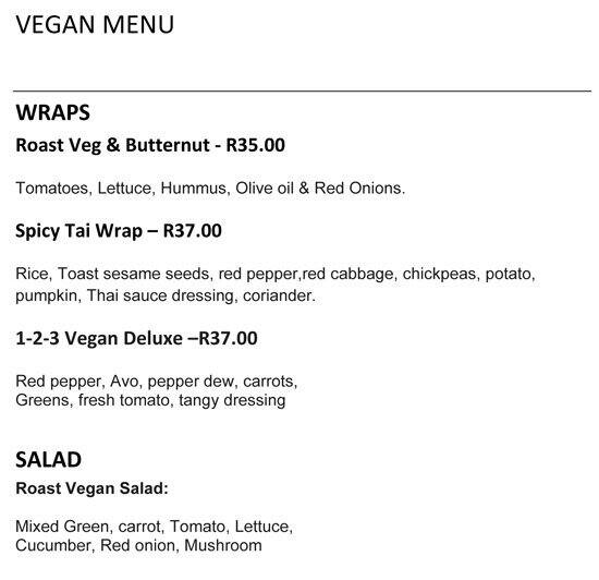 TeAwesome Tea & Juice Bar Menu Zomato SA