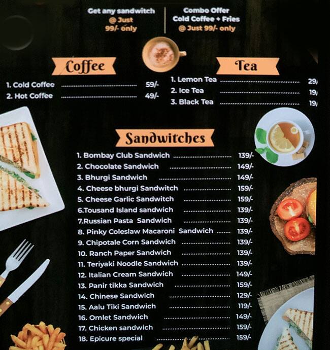 Menu of Epicure By Gloryaish, Baner, Pune