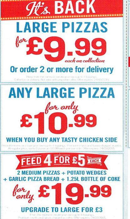 Domino's Pizza - Manchester - Didsbury menu