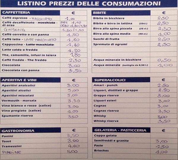 Menu di Enjoy Cafè 