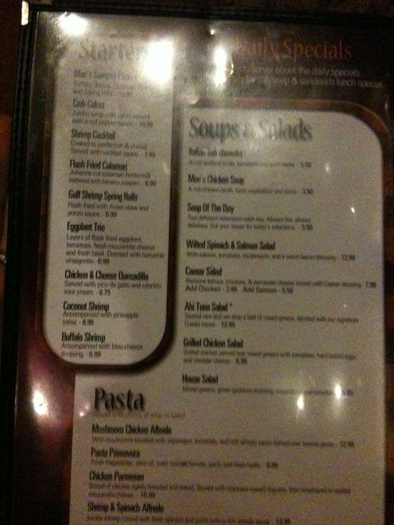 Moe's on Ten Menu, Menu for Moe's on Ten, Novi/Wixom, Detroit ...