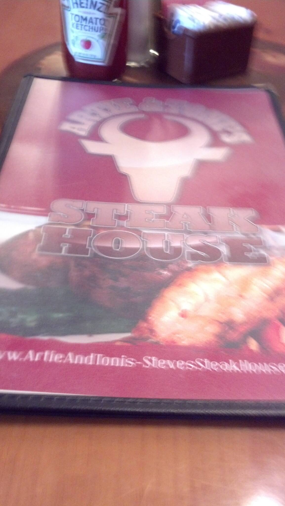 Steve's Steak House Menu, Menu for Steve's Steak House, Newport News
