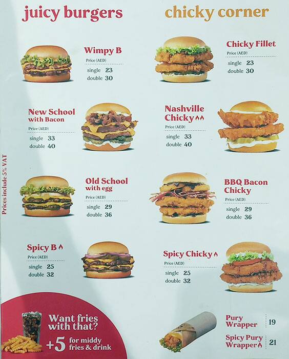 Wimpy UK - Nyumbani - Bow East, Tower Hamlets - Menyu, Bei, Ukaguzi wa  Migahawa