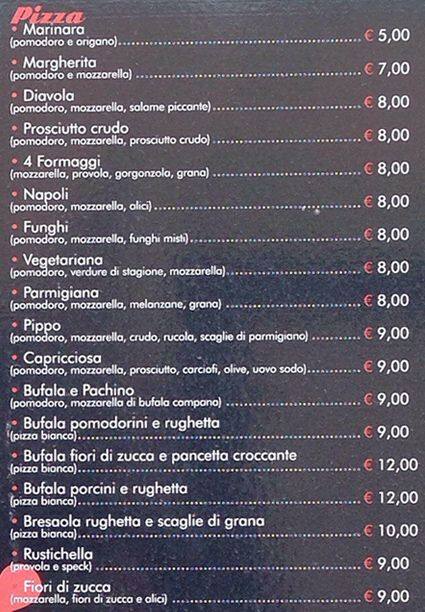 Menu di Fichimori 