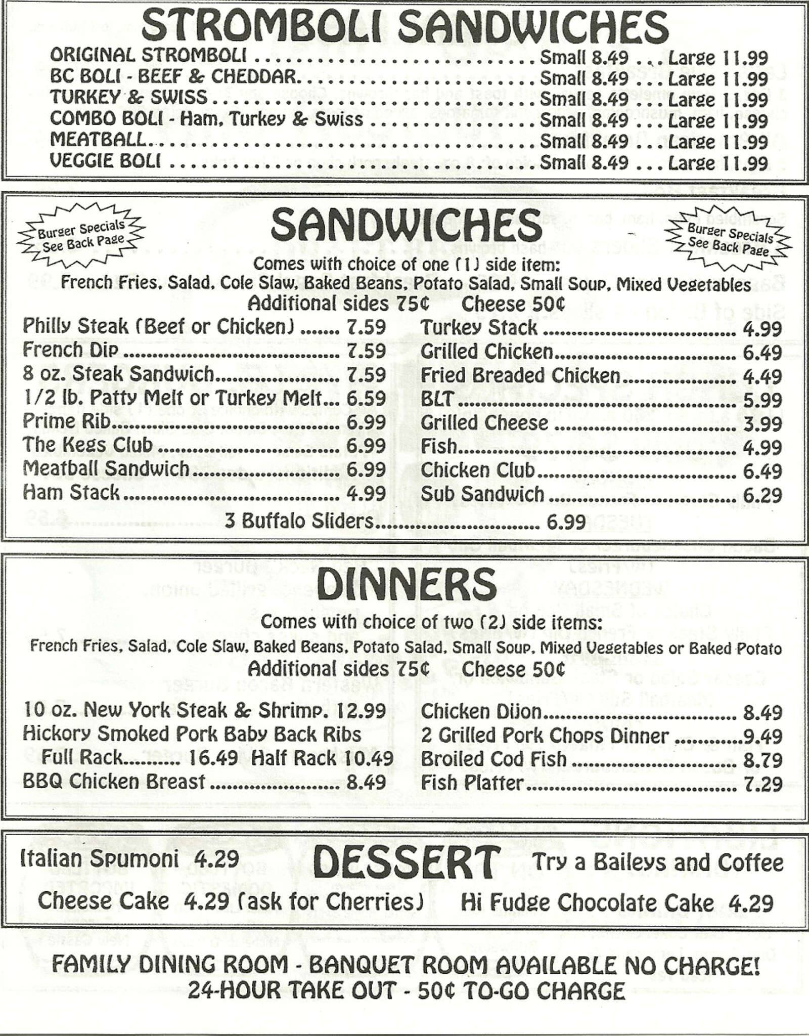 Four Kegs Sports Bar Menü, Four Kegs Sports Bar, Northwest Las Vegas