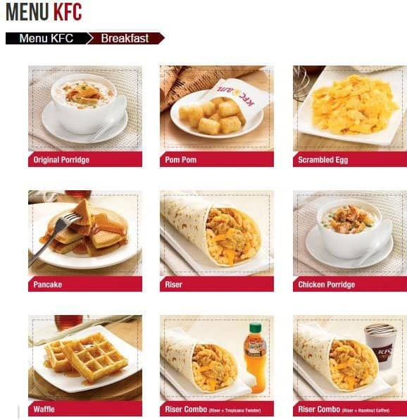 KFC Menu, Menu for KFC, Kuta, Bali - Zomato Indonesia