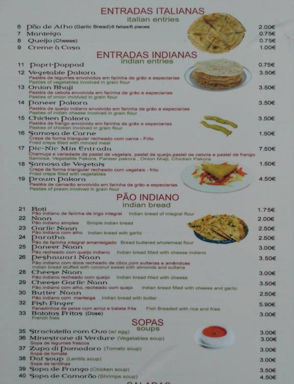 Pic Nic II Menu, Menu de Pic Nic II, Mem Martins, Lisboa Zomato Portugal