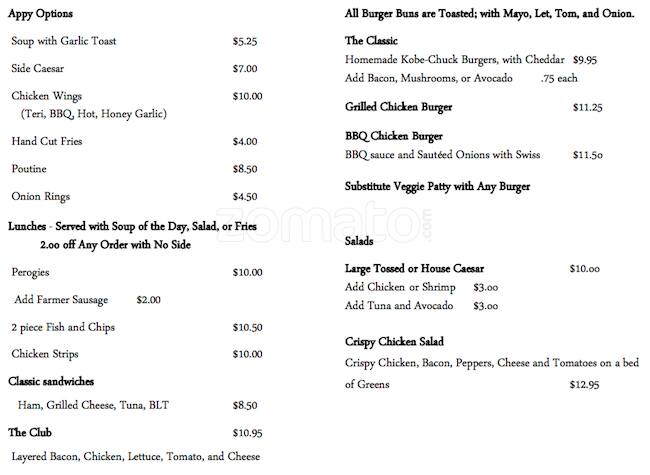 Log Cabin Grill Menu Menu For Log Cabin Grill Maple Ridge Metro