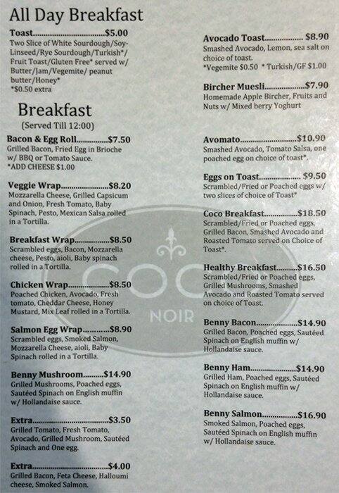 coco noir notes