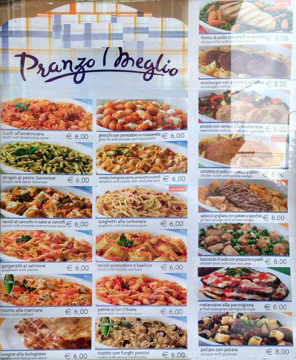 Menu di Bar Agnello 