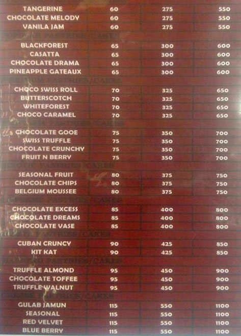 Kabhi B Menu, Menu For Kabhi B, Karelibaug, Vadodara - Zomato