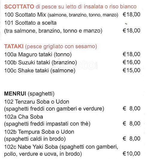Menu di Igiban 