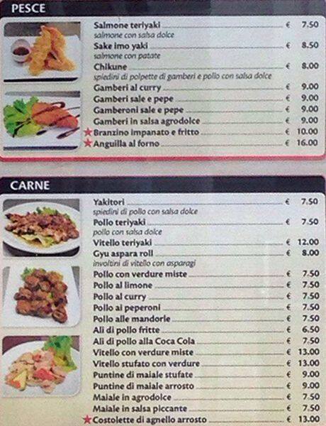 Menu di Igiban 