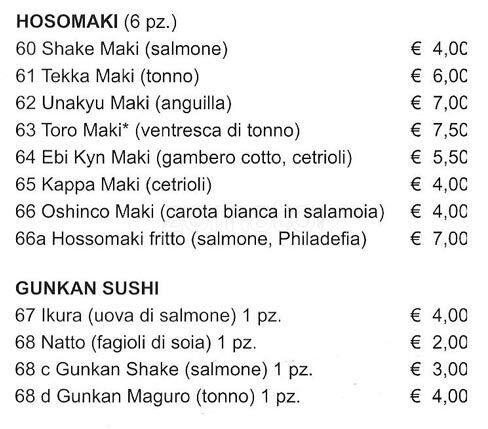 Menu di Igiban 