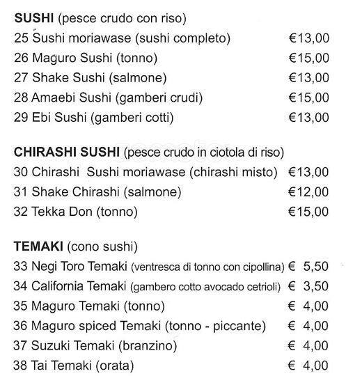 Menu di Igiban 