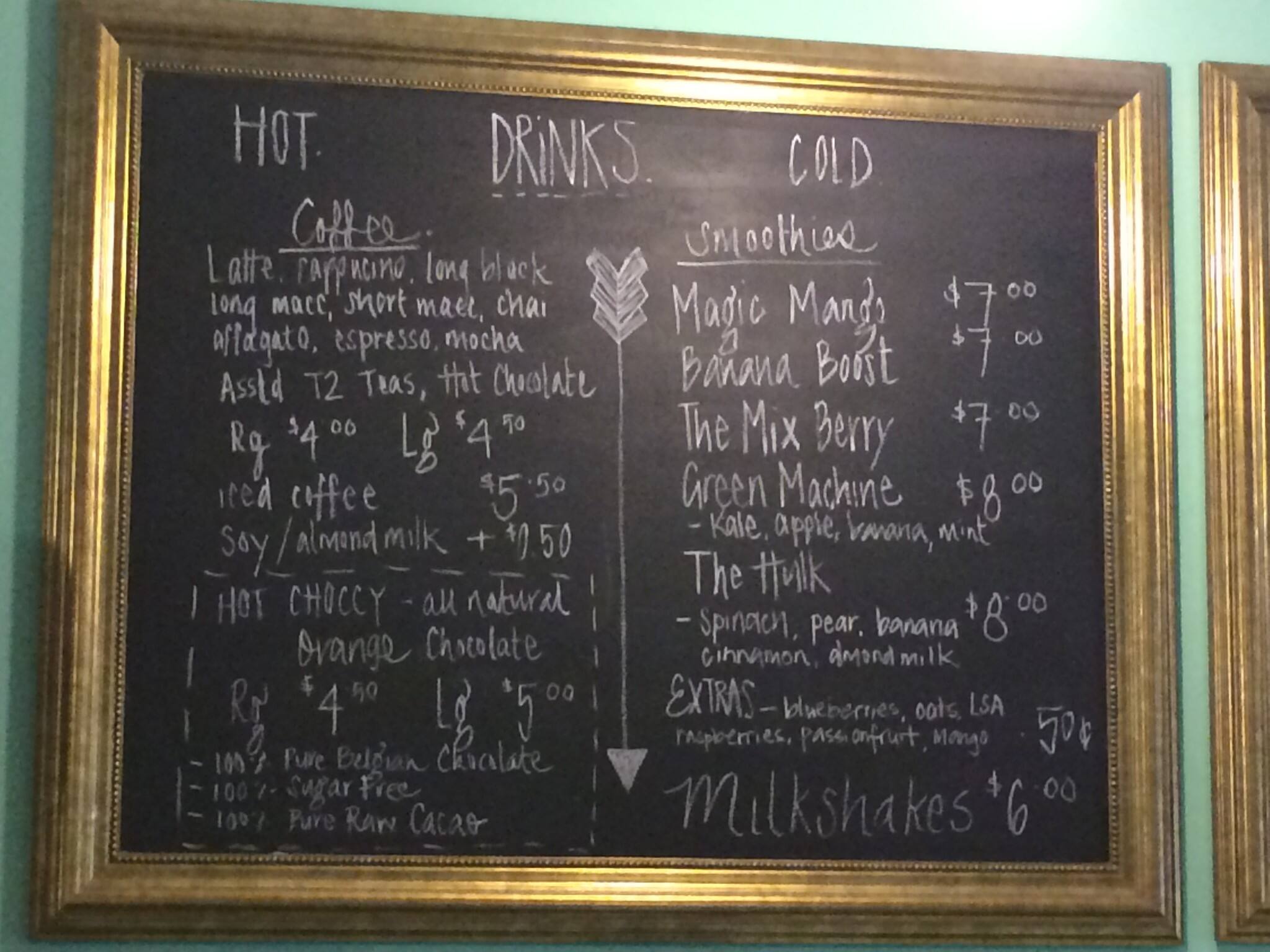 The Mix Frozen Yoghurt and Drinks Bar Menu Urbanspoon/Zomato