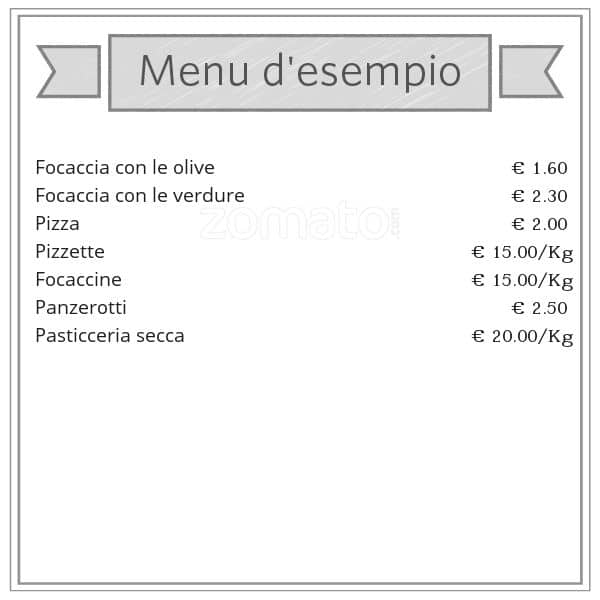 Menu di Da Debora 