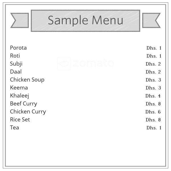 Khalaf Mohamed Restaurant Menu Zomato