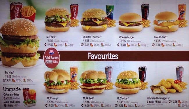 cost of a big mac in australia in australian dollars