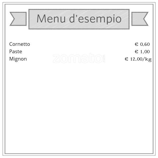 Menu di Cornettone 