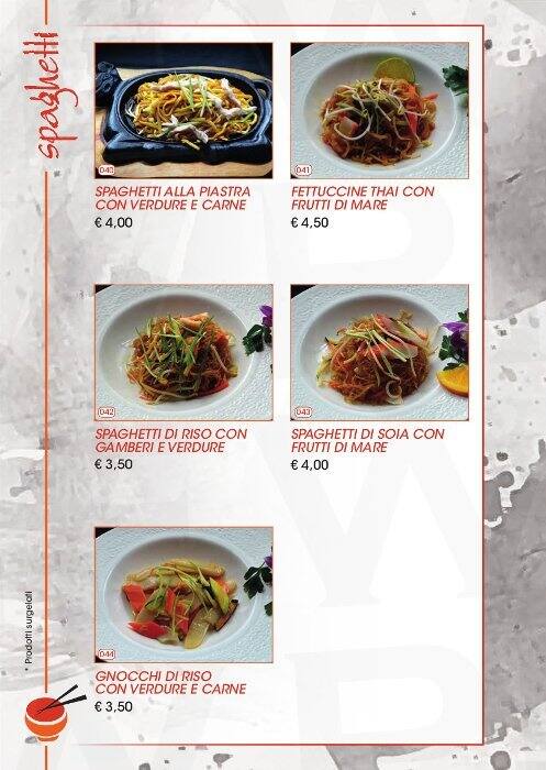 Menu di TAKO sushi (ex Wild ginger) 
