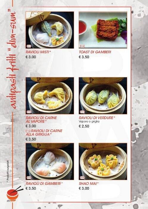 Menu di TAKO sushi (ex Wild ginger) 