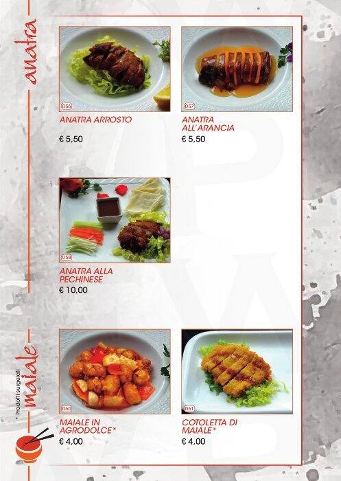 Menu di TAKO sushi (ex Wild ginger) 