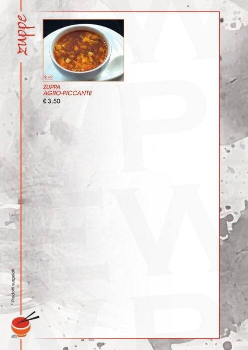 Menu di TAKO sushi (ex Wild ginger) 