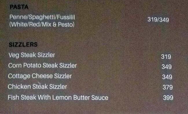 Tabla menu