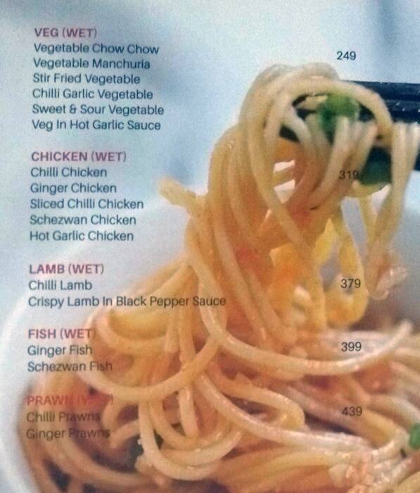 Tabla menu