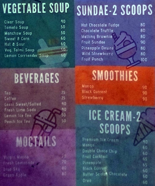 Punjab Baker & Confectionery menu