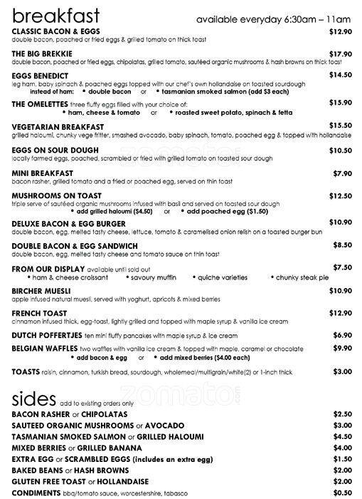Pepper N Salt Cafe Menu, Menu for Pepper N Salt Cafe, Keperra, Brisbane