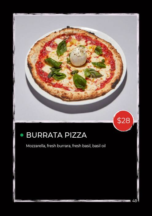 ZAZZ Pizza メニュー
