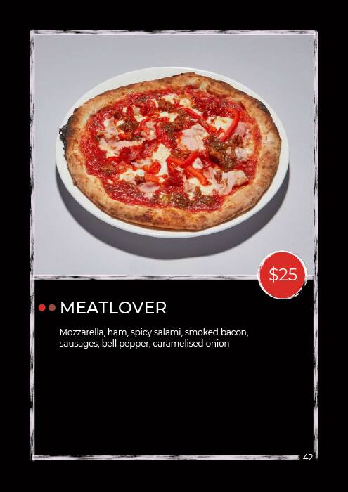 ZAZZ Pizza メニュー