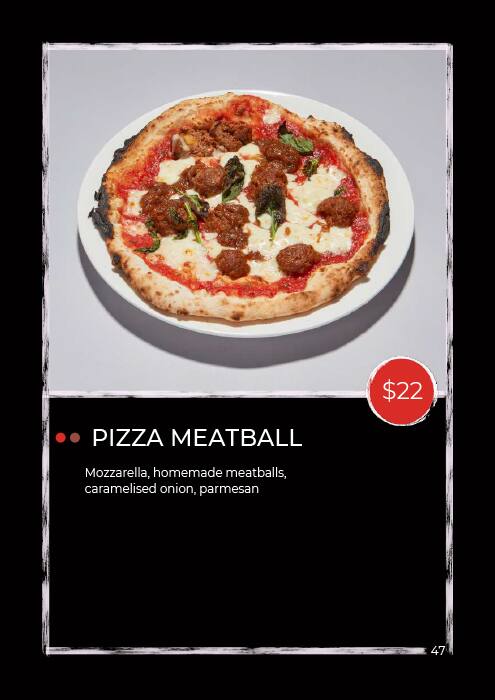 ZAZZ Pizza メニュー