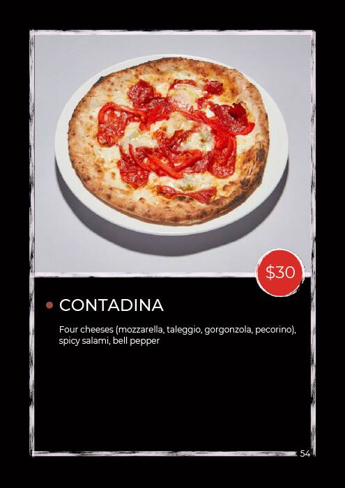 ZAZZ Pizza メニュー