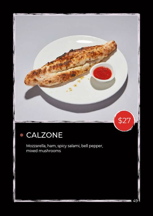 ZAZZ Pizza メニュー