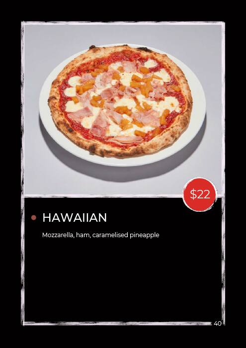 ZAZZ Pizza メニュー