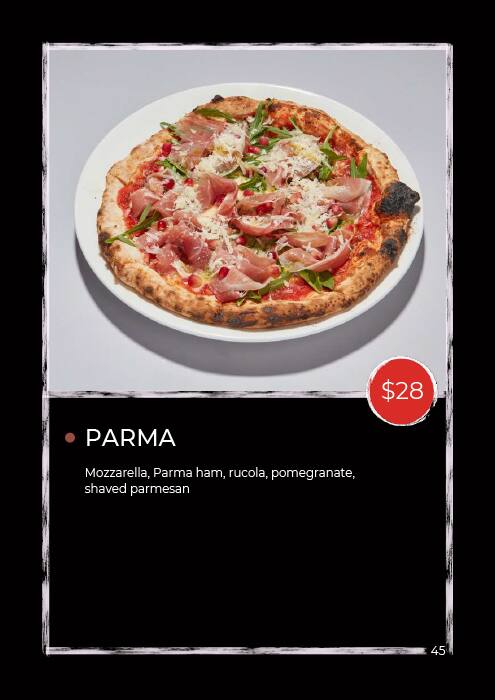 ZAZZ Pizza メニュー