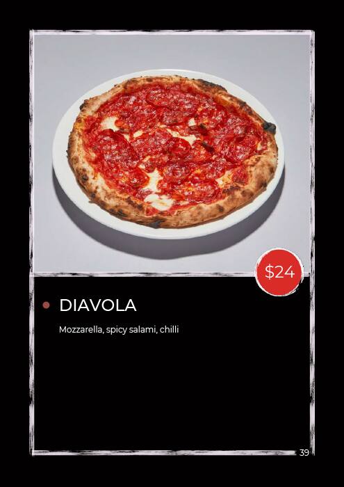 ZAZZ Pizza メニュー